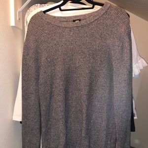 MENS H&M KNIT GREY SWEATER